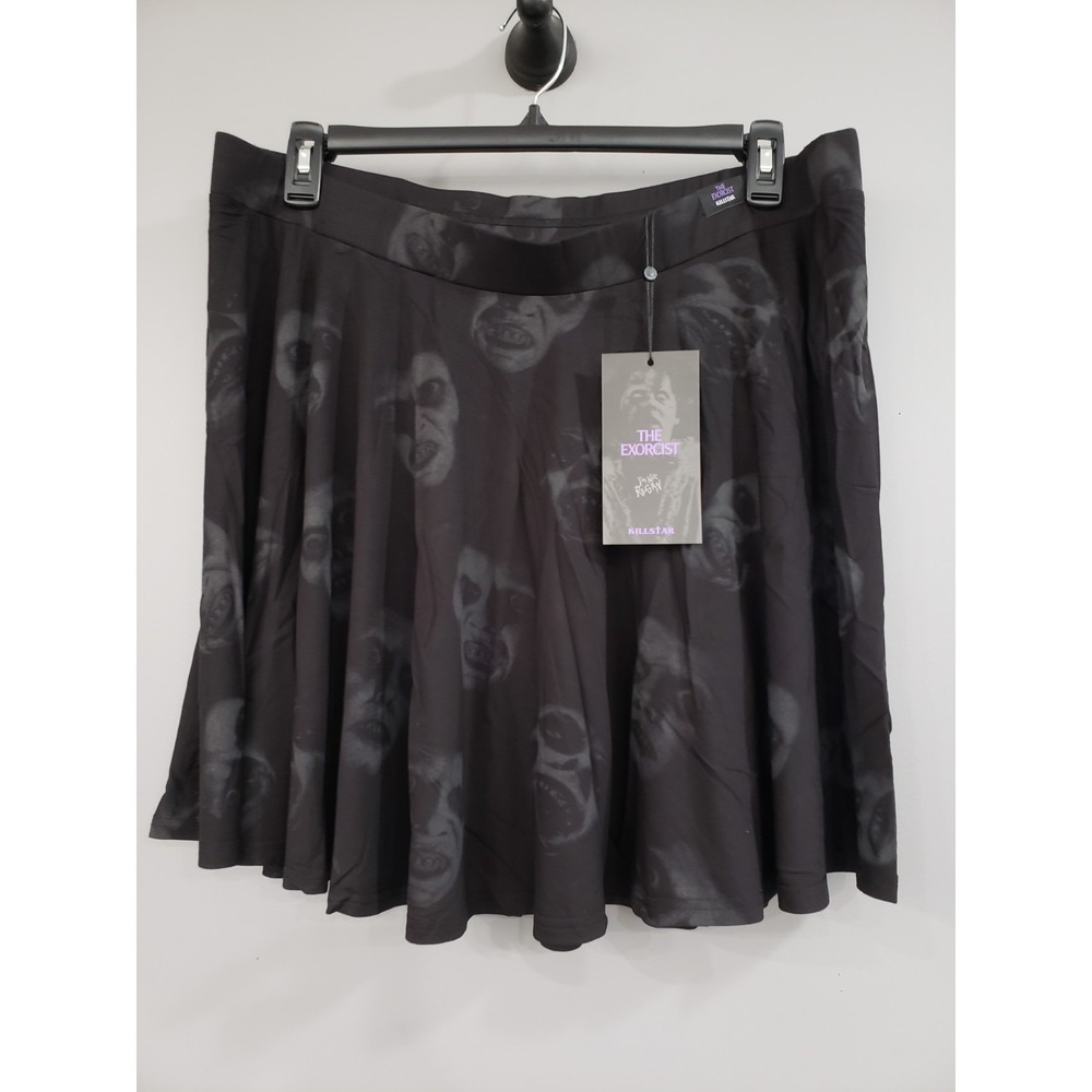 NEW 3XL The Exorcist Excellent Day For An Exorcism Skater SKIRT Gothic Punk Mini